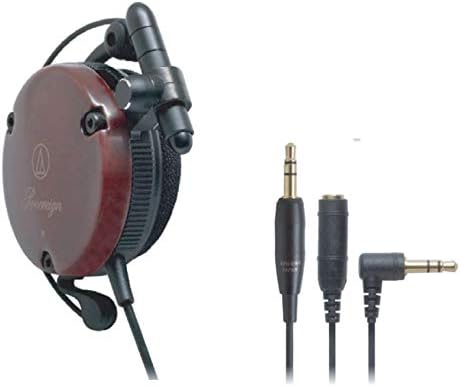 Audio-Technica ATH-EW9 Circumaural Ear Hook Headphones (Circum-Aural, Ear-Hook, Wired, 14-22000 Hz, 0.6 m, Black, Red)
