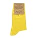 ZAKIRA Finest Combed Cotton Dress Socks in Plain Vivid Colours for Men, Women, 7-12 (US), Yellow