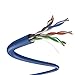 SolidLink CAT5e Ethernet Cable – 24AWG Solid UTP Unshielded CAT 5E, High-Speed Network, RJ45 CCA, Easy Pull Box (1000 FT, Blue)