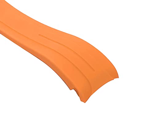 Bandini 20mm Curved End Rubber Watch Band for Rolex Submariner, Daytona, Ghost, Yachtmaster & More, Curved Rubber Watch Strap, Waterproof, With Deployment Clasp or without Clasp