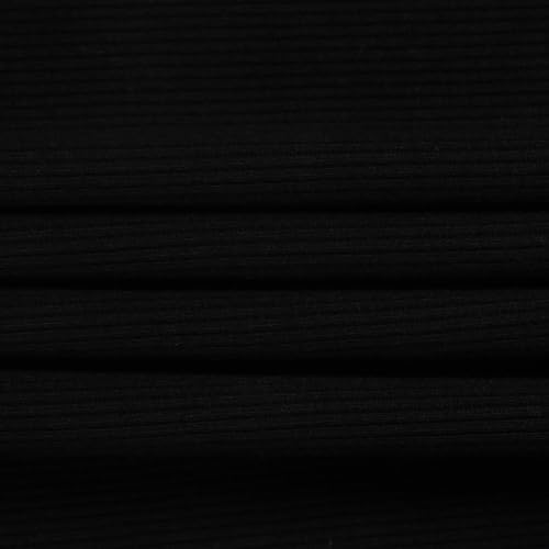 GEMBERA Womens Sleeveless Racerback High Neck Casual Basic Cotton Ribbed Fitted Tank Top