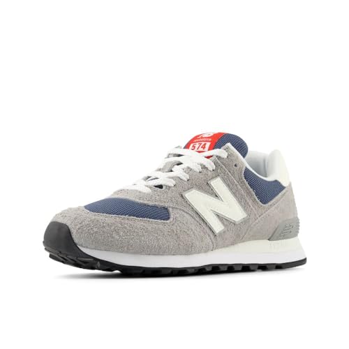 New Balance Unisex 574 V2 History Sneaker, Shadow Grey/Sea Salt, 11 US Men