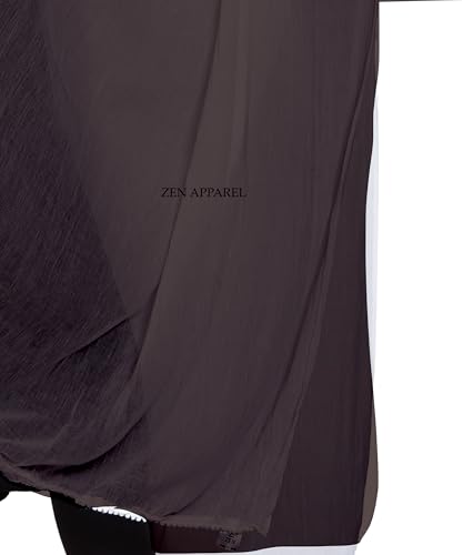 Image of Zen Women's Solid Premium Cotton Dupatta 2.25 Meters 100% Pure Cotton