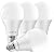 LUXRITE A19 LED Light Bulbs 100 Watt Equivalent Dimmable, 4000K Cool White, 1600 Lumens, Enclosed Fixture Rated, Standard LED Bulbs 15W, Energy Star, E26 Medium Base - Indoor and Outdoor (4 Pack)