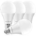 LUXRITE A19 LED Light Bulbs 100 Watt Equivalent Dimmable, 2700K Warm White, 1600 Lumens, Enclosed Fixture Rated, Standard LED Bulbs 15W, Energy Star, E26 Medium Base - Indoor and Outdoor (4 Pack)