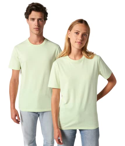 T-shirt en coton bio pour homme à col rond et manches courtes