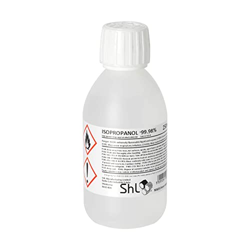 SHL BRAND ISOPROPANOL IPA Isopropyl Alcohol 99.9% Pure (250ml)