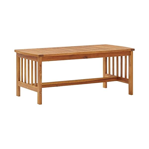 Coffee tableliving room center tabledining tablecommercial tea tableassembly requiredperfectly in a living roomdenoffice room and family room 402x197x169 solid acacia wood  urban country home decor