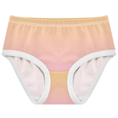 Joisal Cotton Girls Underwear Toddlers Yellow Pearl Pink Gradient Panties for Girl Designer Kids Briefs Undies 2t