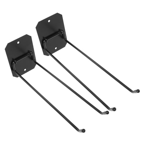 HOMSFOU 2pezzi Ganci Da Garage Da Muro Per Utensili Per Organizzazione Garage e Giardino Resistente e Facile Installare Per Attrezzi e Accessori Vari