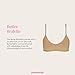 commando - Butter Bralette | Light and Unpadded | Wireless Comfort Bra, Barely-There Feel | Machine Washable | Toffee, Small