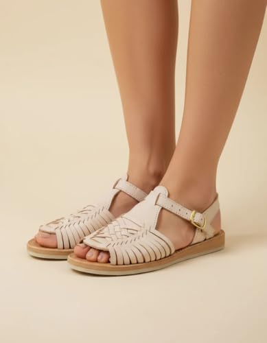 Image of Macarena Collection Womens Shoes Leather Sandals for Women | Huarache Handmade Mexican Sandals Women | Comfortable & Stylish Womens Sandals 3044