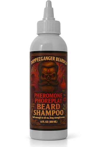 Image of Beard Shampoo - Beard Wash That Actually Softens and Conditions, Dandruff & Itch Control, One Bottle Lasts 3-4 Months, Sulfate Free & Paraben Free, Aloe & Apple Cider Vinegar (Pheromone Santal)
