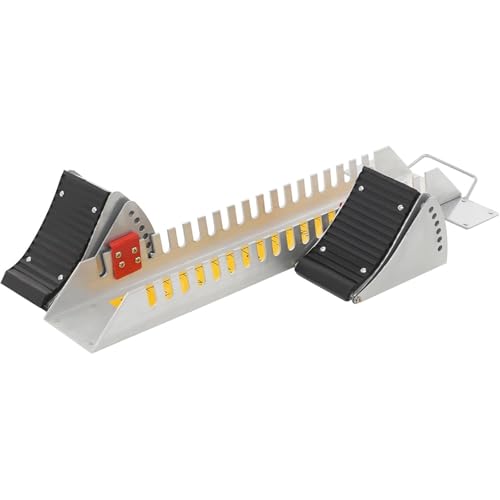 63,5 cm große Startblöcke, Leichtathletik-Startblöcke, 6 Winkel verstellbarer Startblock, Aluminiumlegierung, Sprinter-Startblock, Multifunktions-Block-Sprinter-Pedale