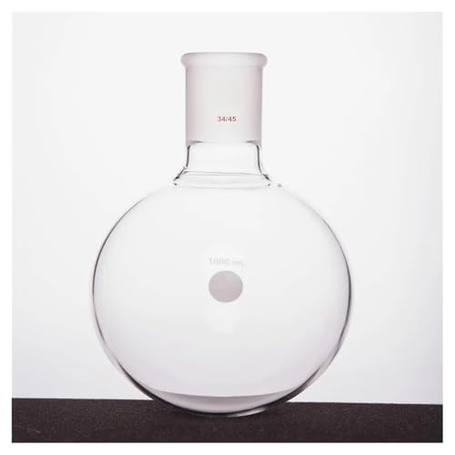 Flacon à fond rond col unique en verre borosilicaté F30 de 500 ml à 5000 ml