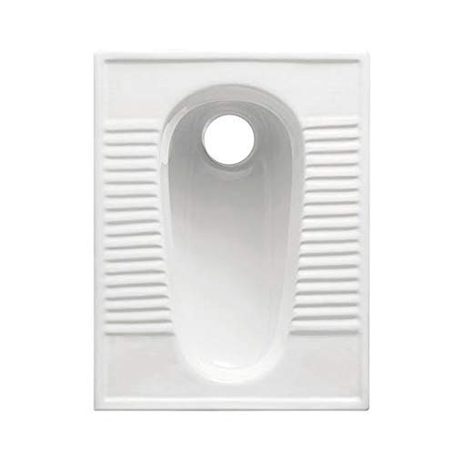 Image of InArt Ceramic Sanitaryware Indian Toilet /Orissa Pan for Bathroom (20 Inch)