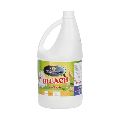 Shinewell Bleach cleaning liquid size 1 Gallon 3.79 liter Bleach For Everyday Use Suitable for Home Office and Commercial Space Use