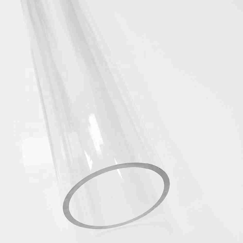 Hanture Acrylic Round Tube 30cm Length Clear Acrylic Plexiglass Lucite Tube ID 46 mm & OD 51 mm (Id 4.6 x Od 5.1 CM)