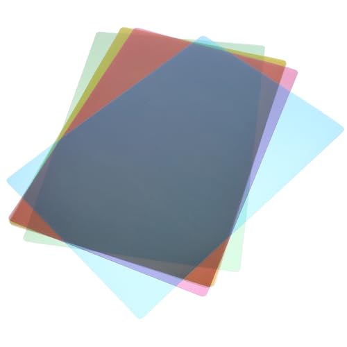 HONMEET Tiras De Lectura Guiada De Pvc Transparente 8 Colores Para Niños, Marcapáginas De Seguimiento Para Resaltar Texto, Herramienta Didáctica Para Dislexia y Apoyo Escolar