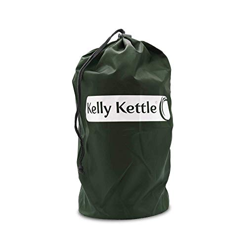 'Base Camp' Kelly Kettle® 1.6ltr | Stainless Steel | Whistles When Boiled | Kettle and Camp Stove in one | Ultra-fast | Wood Fuelled | NO Batteries/Gas | Camping, Fishing, Scouts, Picnics, Emergencies
