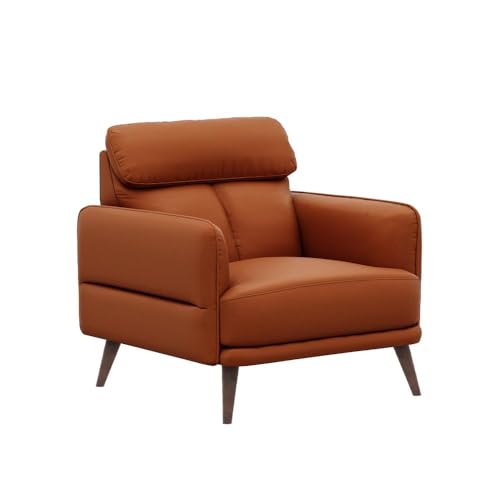 Image of Wakefit 5 Seater Sofa Set, Tan, Modern, Leatherette, 5 Year Warranty, 3+1+1 Seater, Living Room, Sectional Sofa