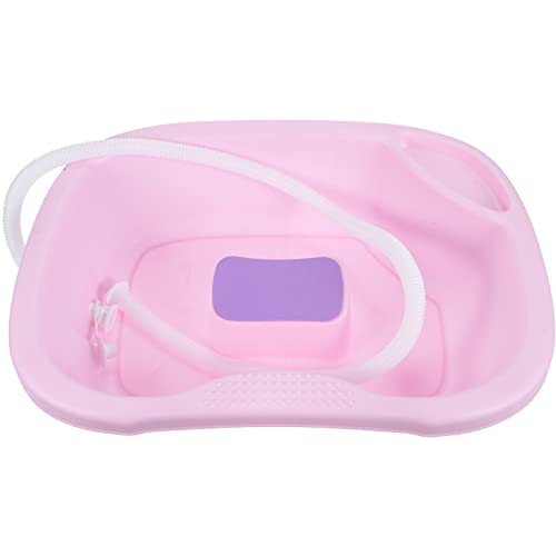 Flat Lay Shampoo Basin Shampoo Anticaida Hair Shampoo Camping Sink Barber Salon Bowl Portable Shampoo Bowl for Sink for Home Bin Hair Washing Tray for Sink at Home Plastic Basin Pp COOLHIYA