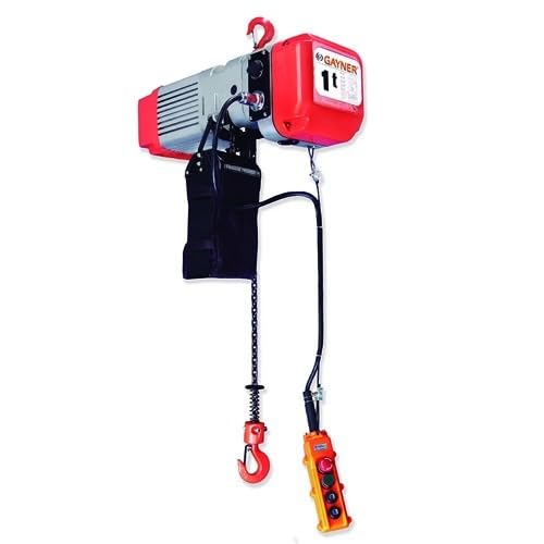 Polipasto Eléctrico Trifásico PECP-0,25/3MT de 250 kg con Elevación 3 m, IP55, Final de Carrera y Gancho 360º