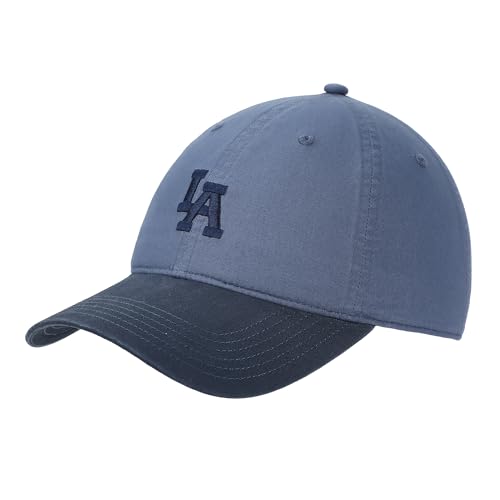 Los Angeles Two-Tone Washed Poplin Unstructured Baseball Cap
