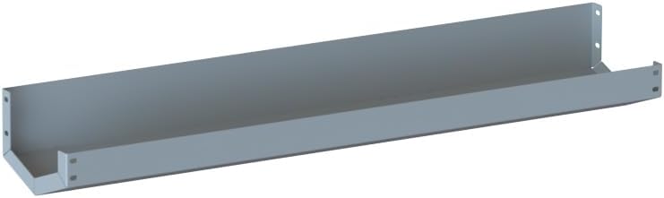 Adrian Steel PT40, Pipe Tray Kit for 40" Shelving, 40w x 4h, Gray