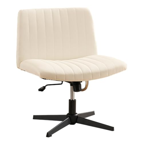 Bürostuhl Ohne Armlehnen & Extra Breitem Sitz | Höhenverstellbar & 360° Drehbar | Ideal Für Home Office & Schneidersitz