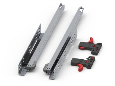 SAMET SMART 50 CM KISMİ AÇILIM FRENLİ ÇEKME RAYI MANDAL DAHİL