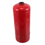 VILLCASE 2kg Botella De Extintor Vacía De Acero Extintor Portátil Para Coche y Barco Para Uso Doméstico Para