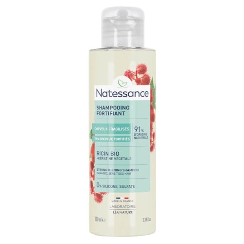 Natessance shampooing réparateur fortifiant huile de ricin 100ml