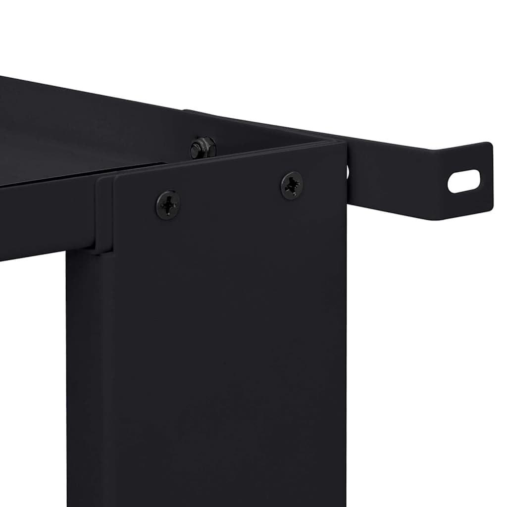 Pedestal de lavadora negro de acero 64 x 55 x 32,5 cm con patas ajustables, base para lavandería, alfombrilla antivibración y protección contra el ruido en la secadora