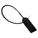 LOT DE 100 PIÈCES NOIRS: Ce lot comprend 100 scellés d’une seule couleur, idéaux pour un usage uniforme et une gestion simplifiée de vos articles. Parfait pour les entreprises logistiques ou les commerces ayant besoin d’un marquage cohérent
