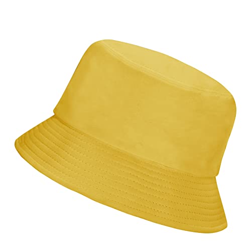 Image of Rosoz 1 & 2 Pack Bucket Hat for Women Men Summer Travel Beach Sun Hat Outdoor Cap Unisex Bucket Hats