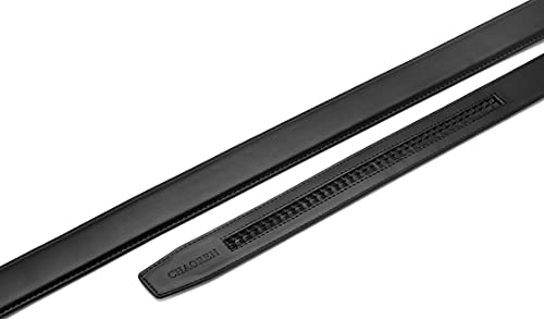 CHAOREN Ratchet Belt Strap Only 1 1/4", Replacement Leather Belt for 32mm Buckle3