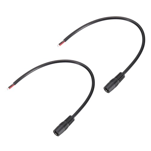 QUARKZMAN 2 Pcs Cable De Conexión DC7909. 7.9 x 0.9mm 13A Cable De Reparación DC7909 Hembra con Terminal Abierto, Cable De Alimentación con Extremos para Estación De Energía Portátil
