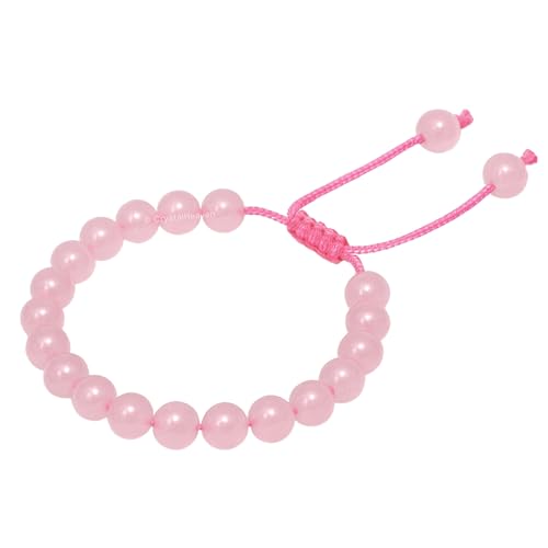 Image of Certified Rose Quartz Bracelet For Women Men With Healing Crystal
