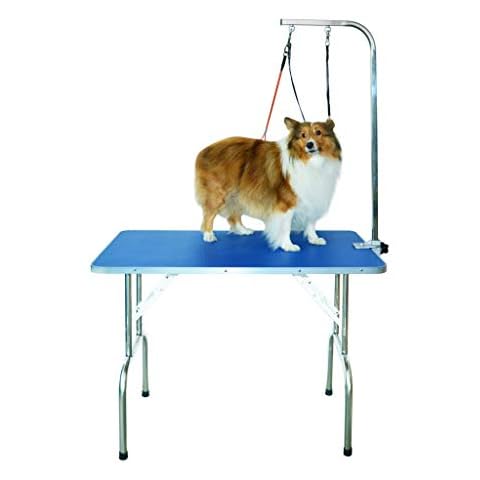 Gravitis Pet Supplies Professional Dog Grooming Table - A sturdy, portable folding table for grooming for small and medium pets Cover