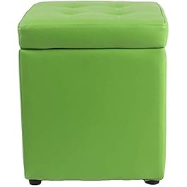 Faux Leather Ottoman...