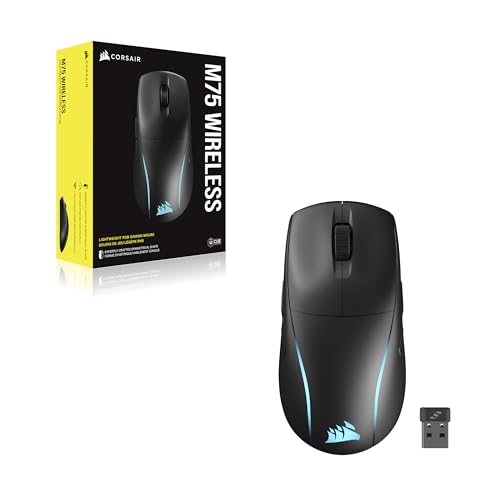 Corsair M75 Wireless RGB Lightweight FPS Gaming Mouse – 26,000 DPI – Swappable Side Buttons – iCUE Compatible – PC – Black - image 9