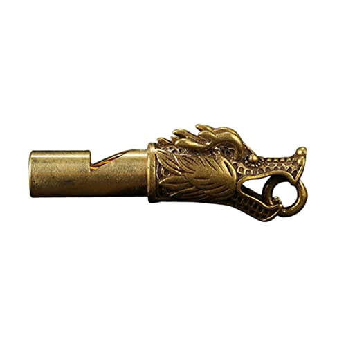Abaodam Emergency Brass Whistle Keychain for Loud and Easy to Blow for Outdoor Activities Camping Hiking and Training Teachers and Friends