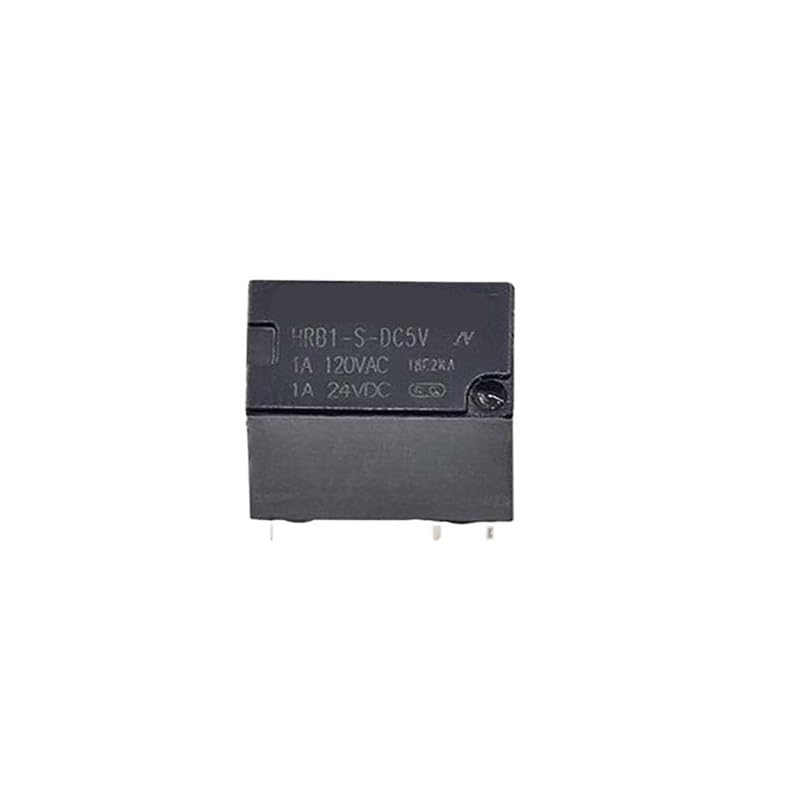 POWTAXBJGD 10PCS Relay HRB1-S-DC5V HRB1-S-DC12V DC24V 6 pins 1A one Open and one Closed(10PCS HRB1-S-DC05V)