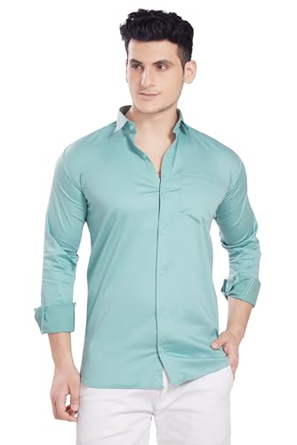 Image of DIVISIVE Men's Solid Slim Fit Shirt