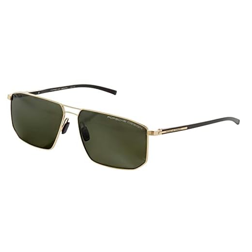Porsche P8696 Gafas de Sol, Gold, 61 para Hombre