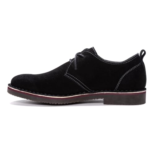 Propét Men's Finn Oxford Shoes, Black, 11 XX-Wide US4