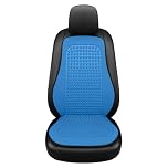 Cooling Seat Covers For Car, Ventilated Cooling Cushion, Car Seat Cushion with Back Support Pillow, Coolings Car Seat Cushions, Breathable Front Seats Air Seats, Ergonomic Lumbar Comfort (Blue)
