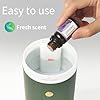 Earnest Living Essential Oil Diffusers Car Air Fresheners for Essential Oils Air Freshener Car Aromatherapy Diffuser 100ml Car Diffuser Timers Night Light Auto Off Function USB Portable Green Gift #5
