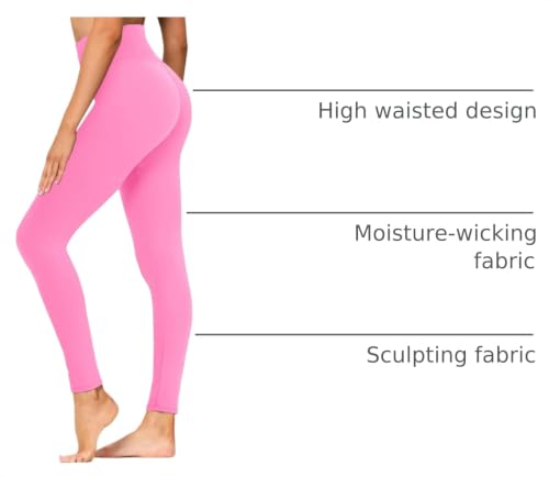 Image of GAYHAY High Waisted Leggings with Pockets for Women - Buttery Soft Yoga Pants for Gym Workout, Athletic Running